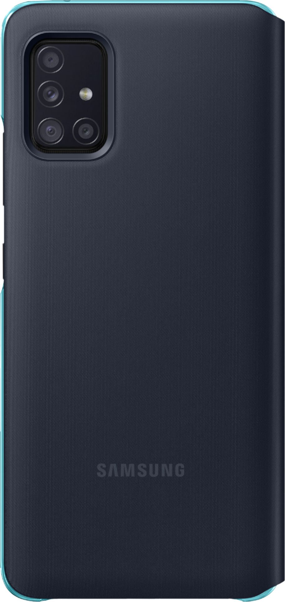 Samsung - EF-EA516PBEGUS S-View Flip Cover for Galaxy A51 5G - Black