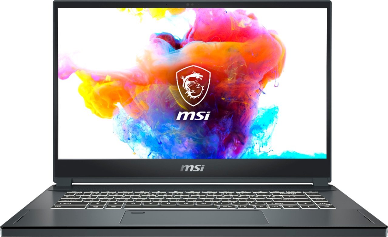 MSI - Creator15257 15.6" Gaming Laptop - Intel Core i7 - 16GB Memory - NVIDIA GeForce RTX 2060 - 512GBSolid State Drive - Space Gray with Silver Diamond cut