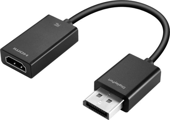 Best Buy essentials™ - BE-PADPHD DisplayPort to HDMI Adapter - Black