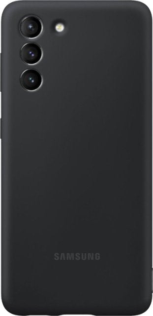 Samsung - EF-PG991TBEGUS Galaxy S21 Silicone Protective Case - Black