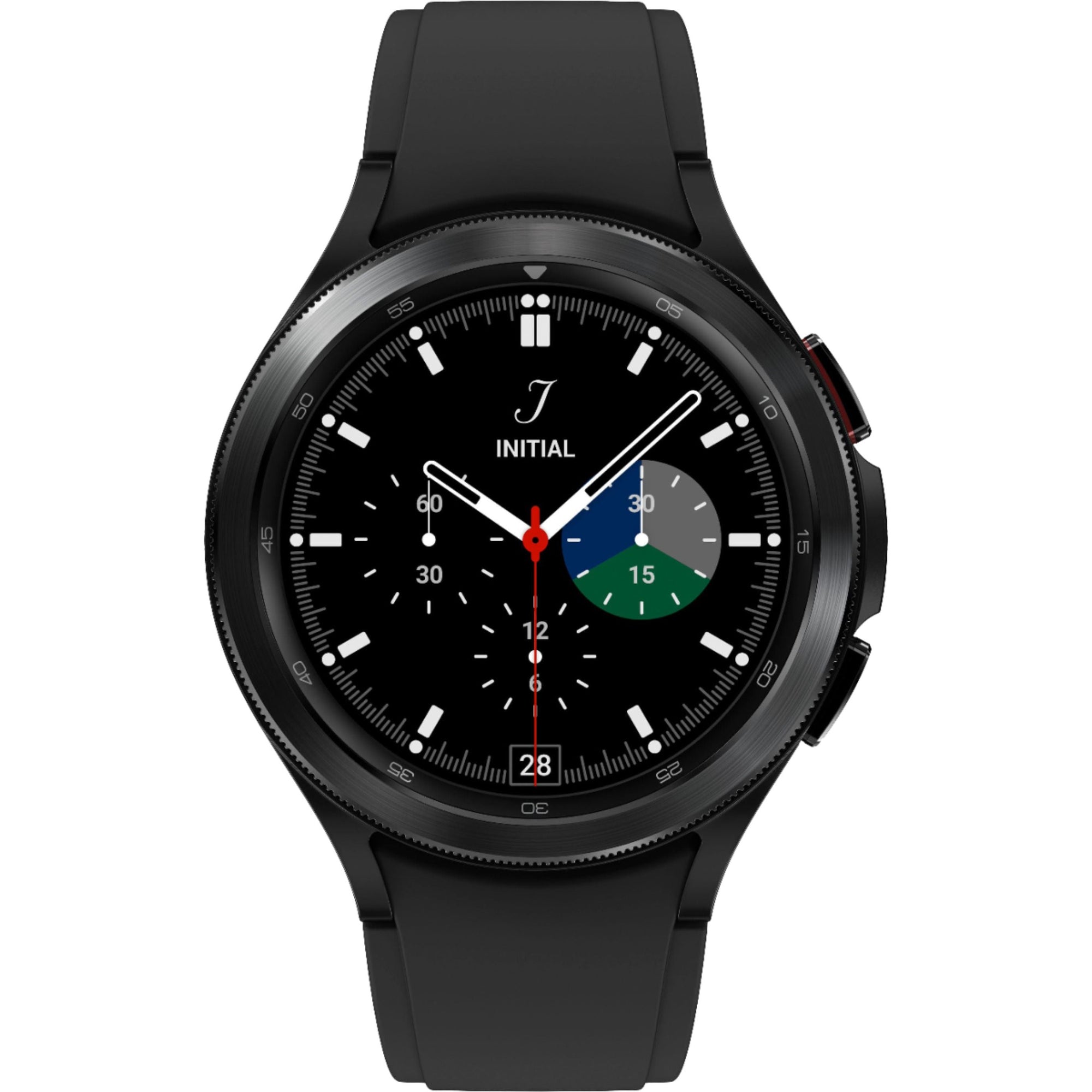 Samsung - Galaxy Watch4 Classic Stainless Steel Smartwatch 46mm BT - Black/Silver