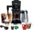 Ninja - CFP305 DualBrew 12-Cup Specialty Coffee System with K-cup compatibility, 4 brew styles, and Frother - Black/Silver