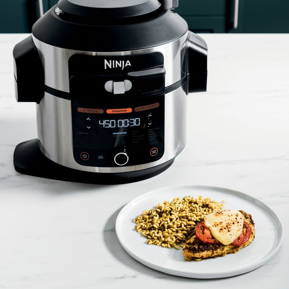 Ninja - OL501 Foodi 14-in-1, 6.5-QT Pressure Cooker Steam Fryer