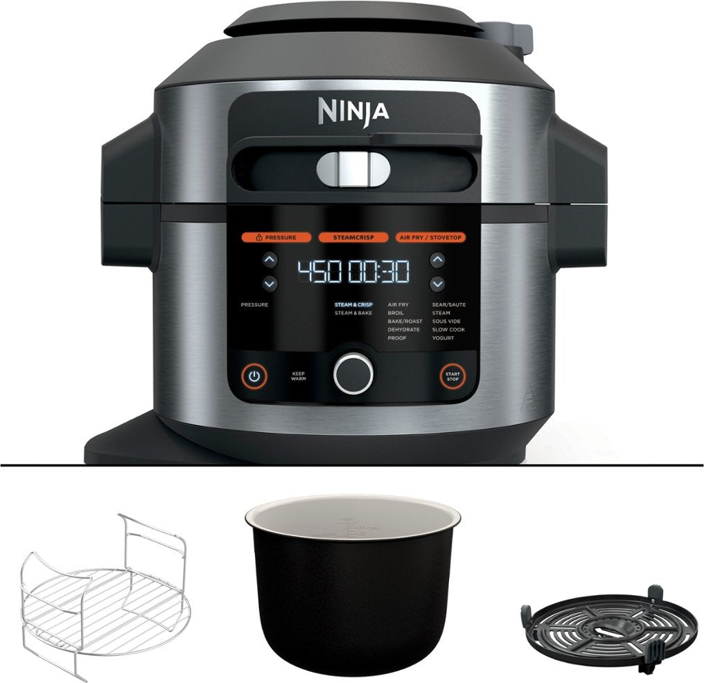 Ninja Foodi Ceramic-Coated Inner Pot, 6.5-Qt, Gray