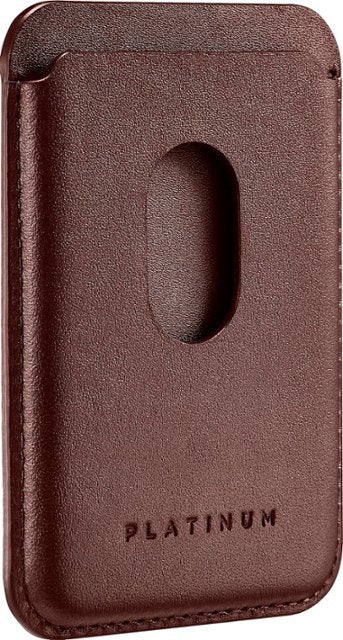 Platinum™ - PT-MSWHLBO Horween Leather RFID Wallet for iPhone Series 13 and iPhone Series 12 - Bourbon