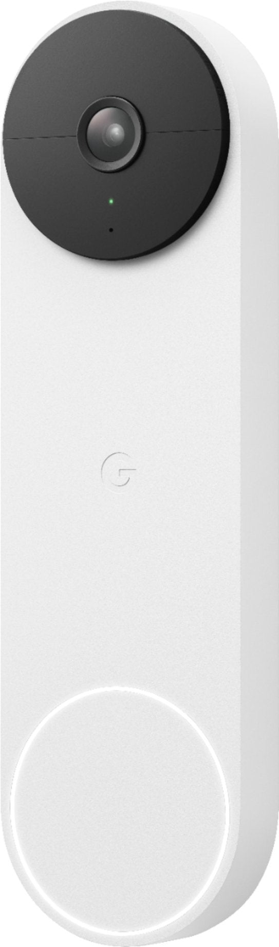 Google - GA01318-US Nest Doorbell Battery - Snow