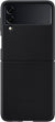 SAMSUNG - EF-VF711LBEGUS Leather Cover for Samsung Galaxy Z Flip3 - Black