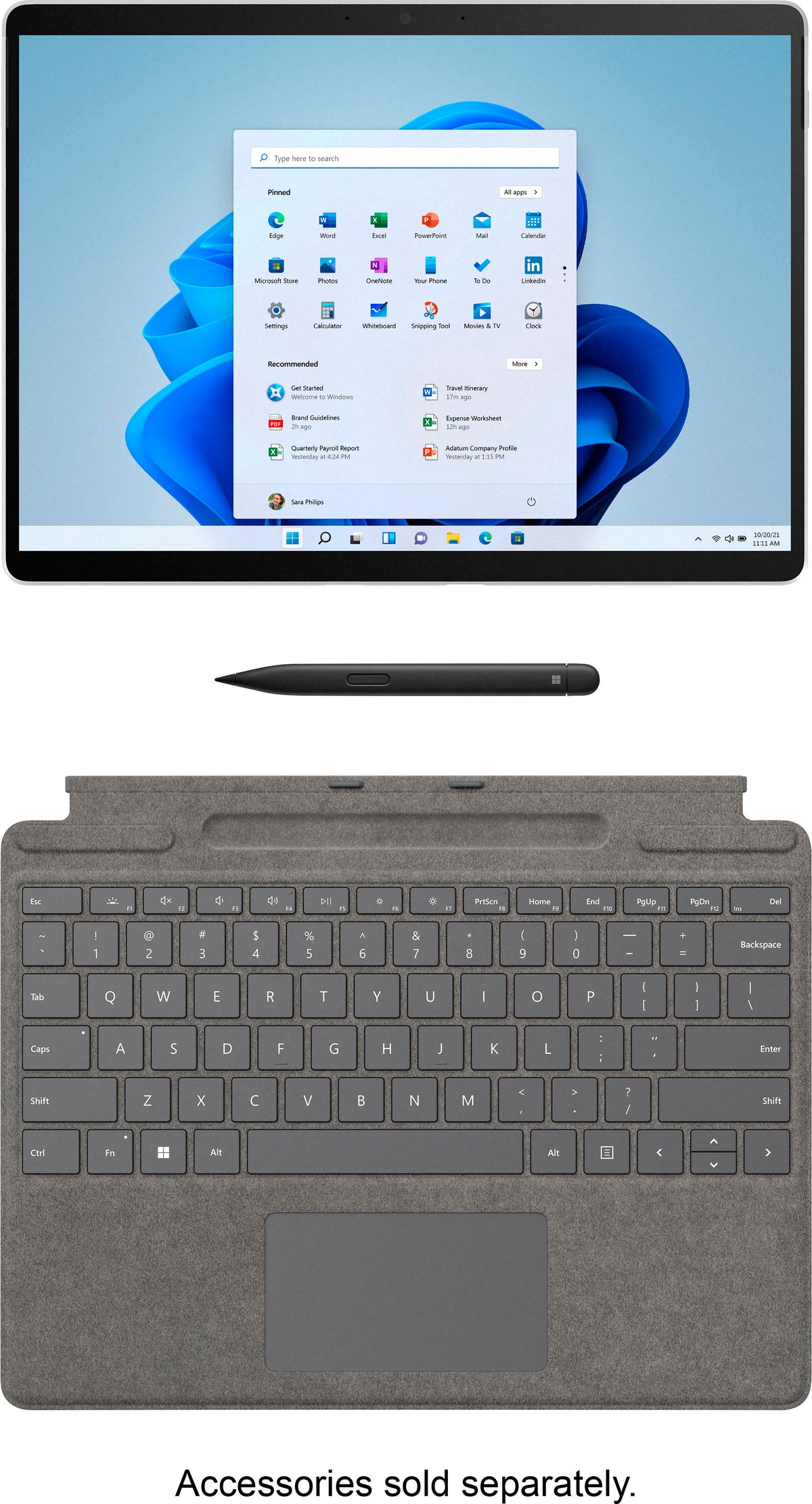 Microsoft- E4K-00001 Surface Pro X – 13” Touch Screen – Microsoft