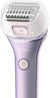 Panasonic - CloseCurves ES-WL80-V Rechargeable Wet/Dry Electric Shaver and Trimmer for Women - Purple