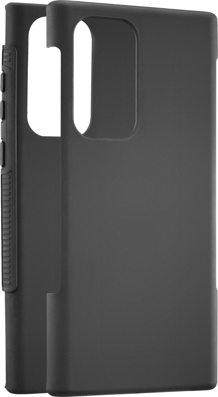 Insignia™ - NS-MGS22DLBU Dual-Layer Protective Phone Case for Samsung Galaxy S22 Ultra - Black
