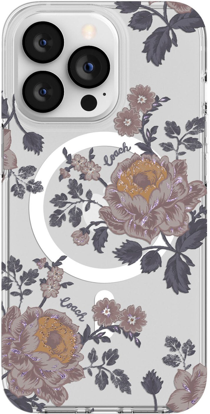 Coach - CIPH-110-MDYFC-V Protective Hardshell Magsafe Case for iPhone 13 Pro - Moody Floral