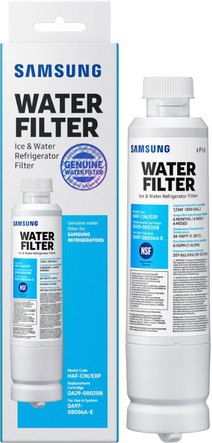 Samsung - HAF-CIN/EXP Water Filter for Select Samsung Refrigerators - White