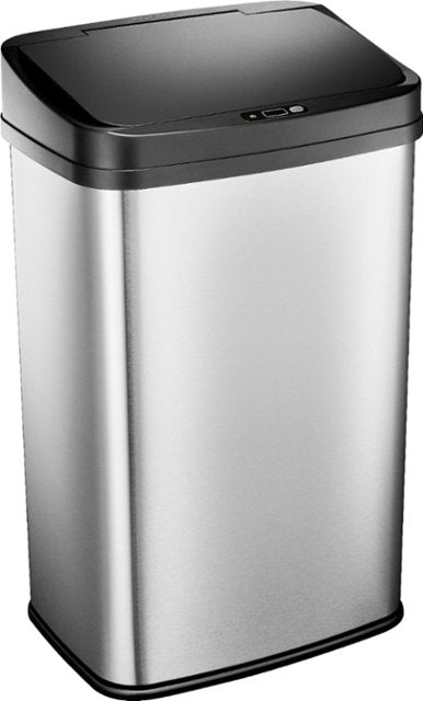 Insignia™ - NS-ATC13SS1 13 Gal. Automatic Trash Can - Stainless Steel
