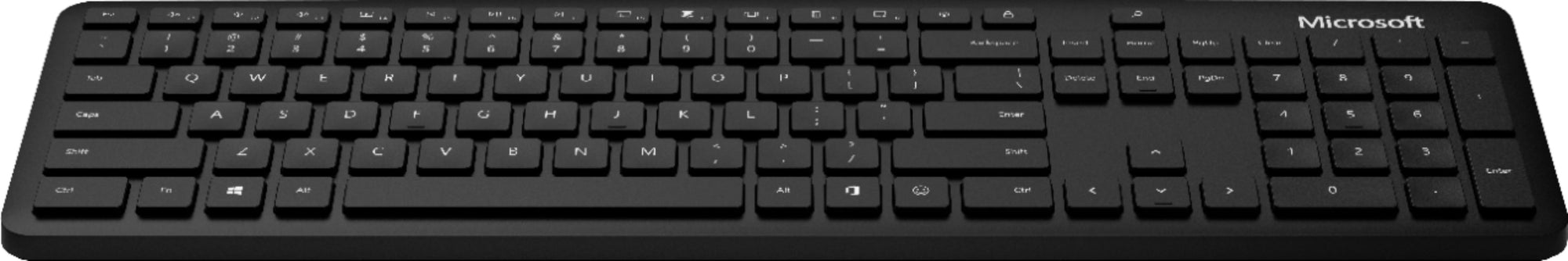 Microsoft - QSZ-00001 Full-size Bluetooth Mechanical Keyboard - Black