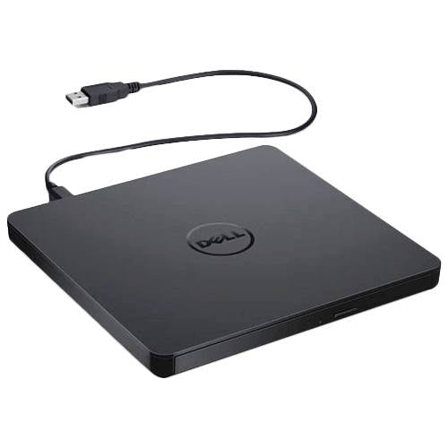 Dell - DW316 USB Slim DVD+/- RW Drive - Plug and Play - Black