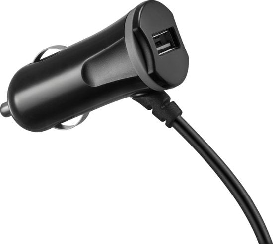 Insignia™ - NS-MCC17L9K 17 W Apple MFi Certified 9' Vehicle Charger for iPhone/iPad/iPod - Black
