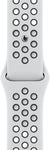 Apple- ML843AM/A Nike Sport Band for Apple Watch™ 41mm - Pure Platinum/Black