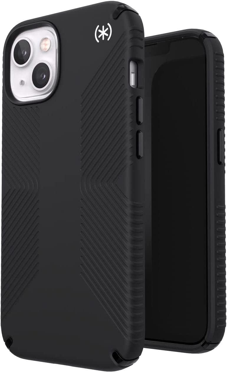 Speck - 141689-D143 Presidio2 Grip Hard Shell Case for iPhone 13 - Black