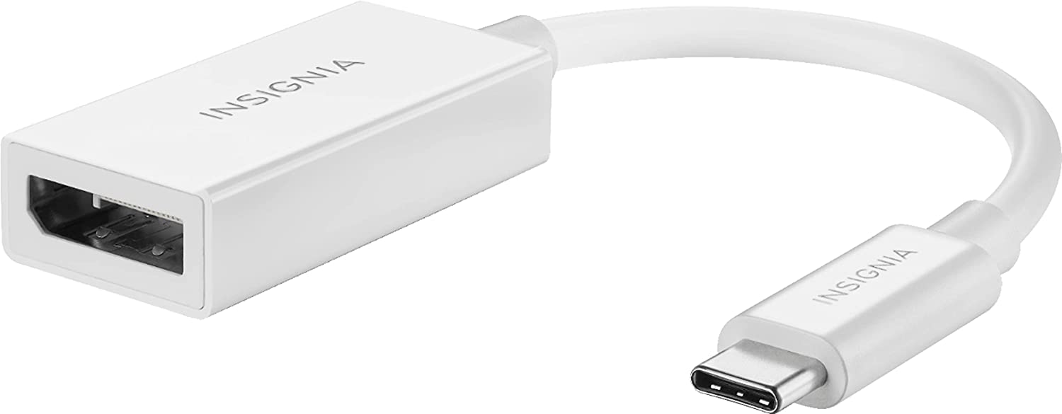 Insignia™ - NS-PCACD USB-C to DisplayPort Adapter - White