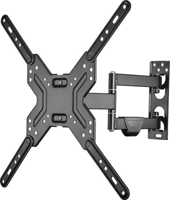 Best Buy essentials™ - BE-MSFM Full Motion TV Wall Mount for Most 19–50" TVs - Black