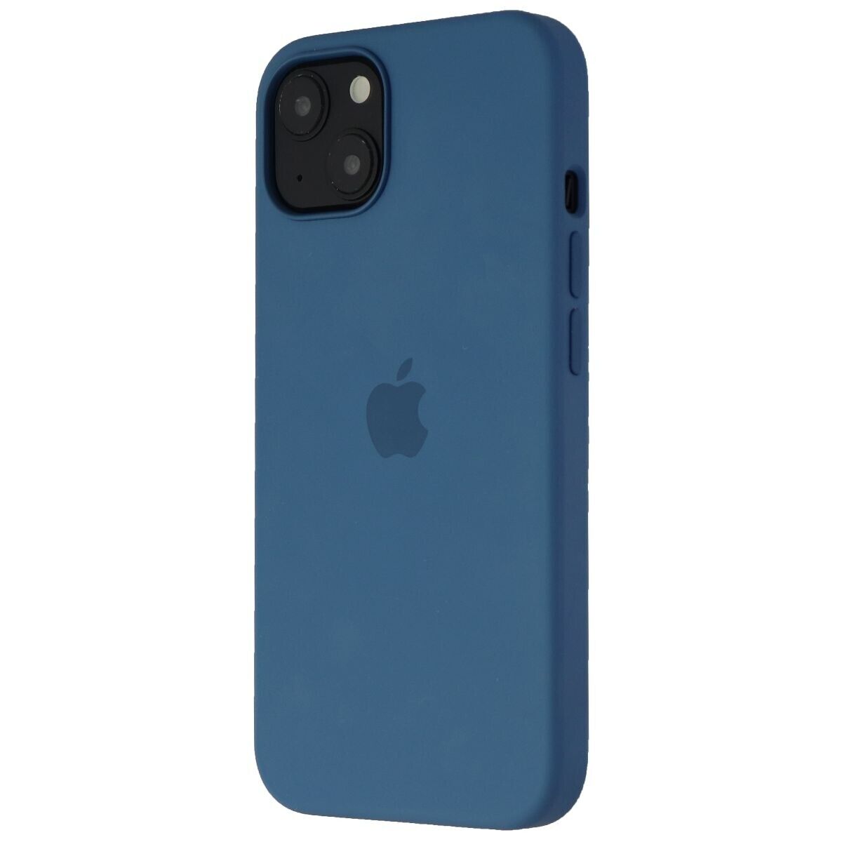 Apple - MM273ZM/A Silicone Case with MagSafe for Apple iPhone 13 - Blue Jay