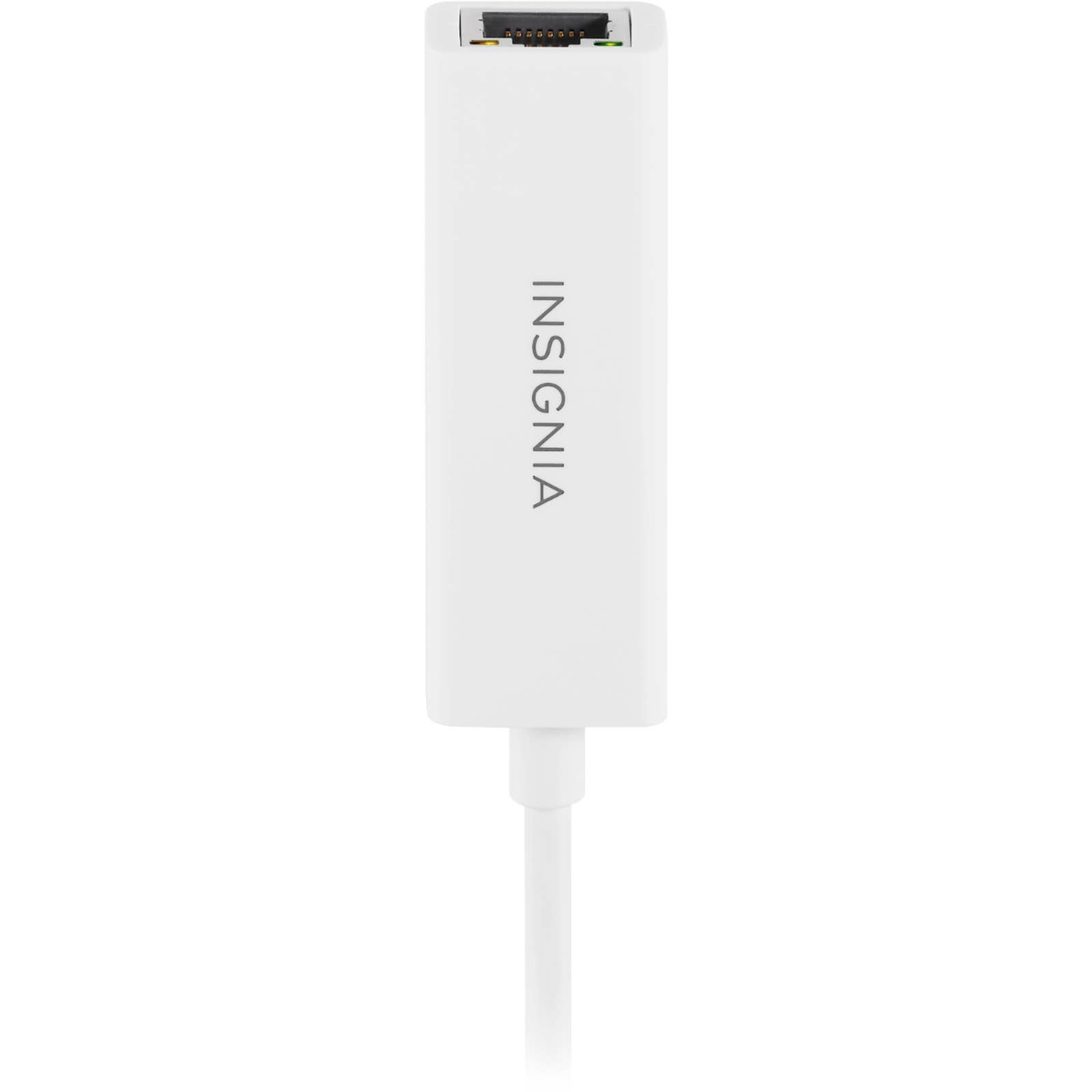 Insignia™ - NS-PCA3E USB to Ethernet Adapter - White