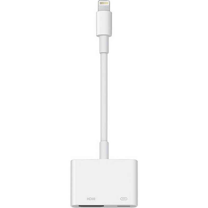 Apple - MD826ZM/A Lightning Digital A/V Adapter - White