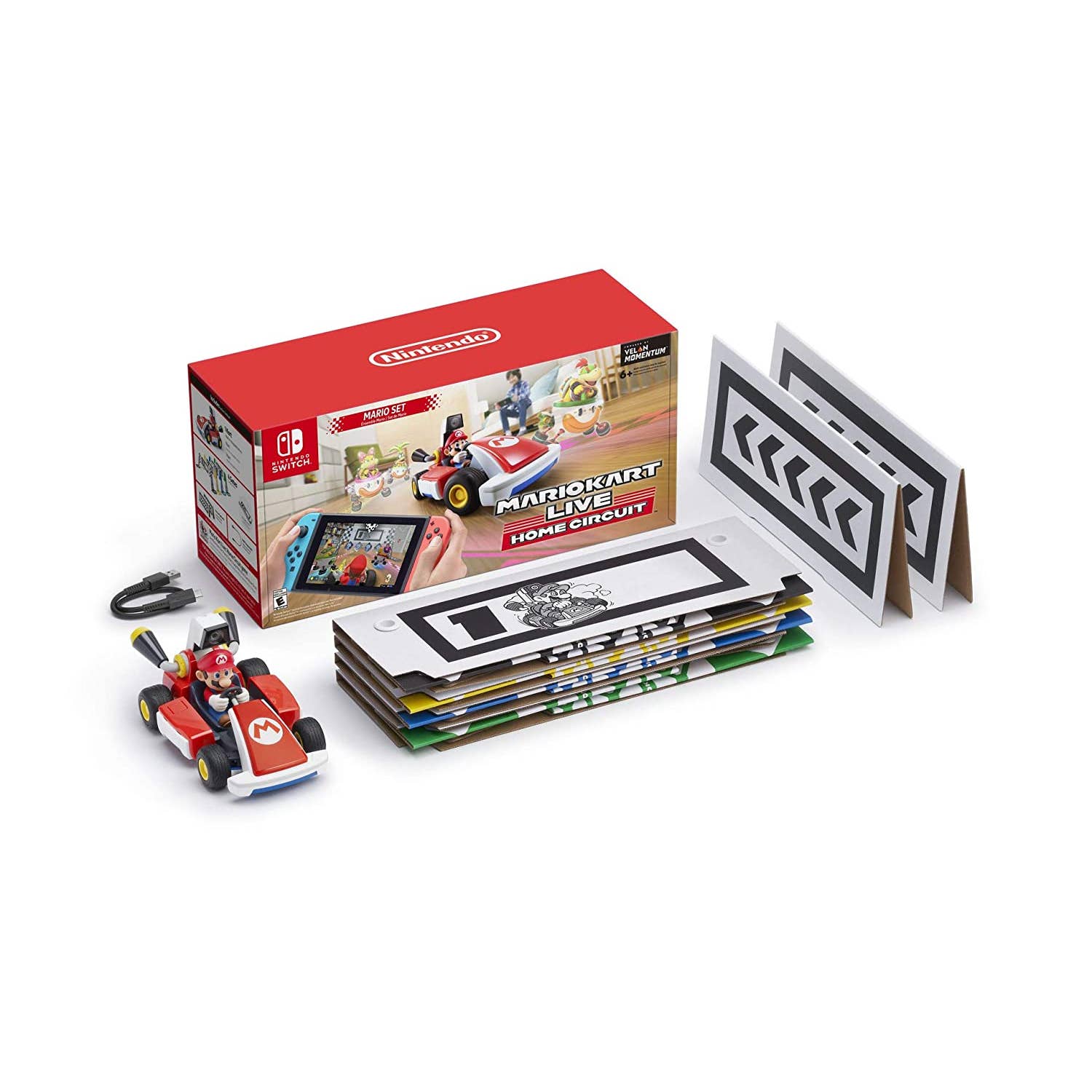 Nintendo- HACRRMAAA Mario Kart Live: Home Circuit -Mario Set - Nintendo Switch Mario Set Edition
