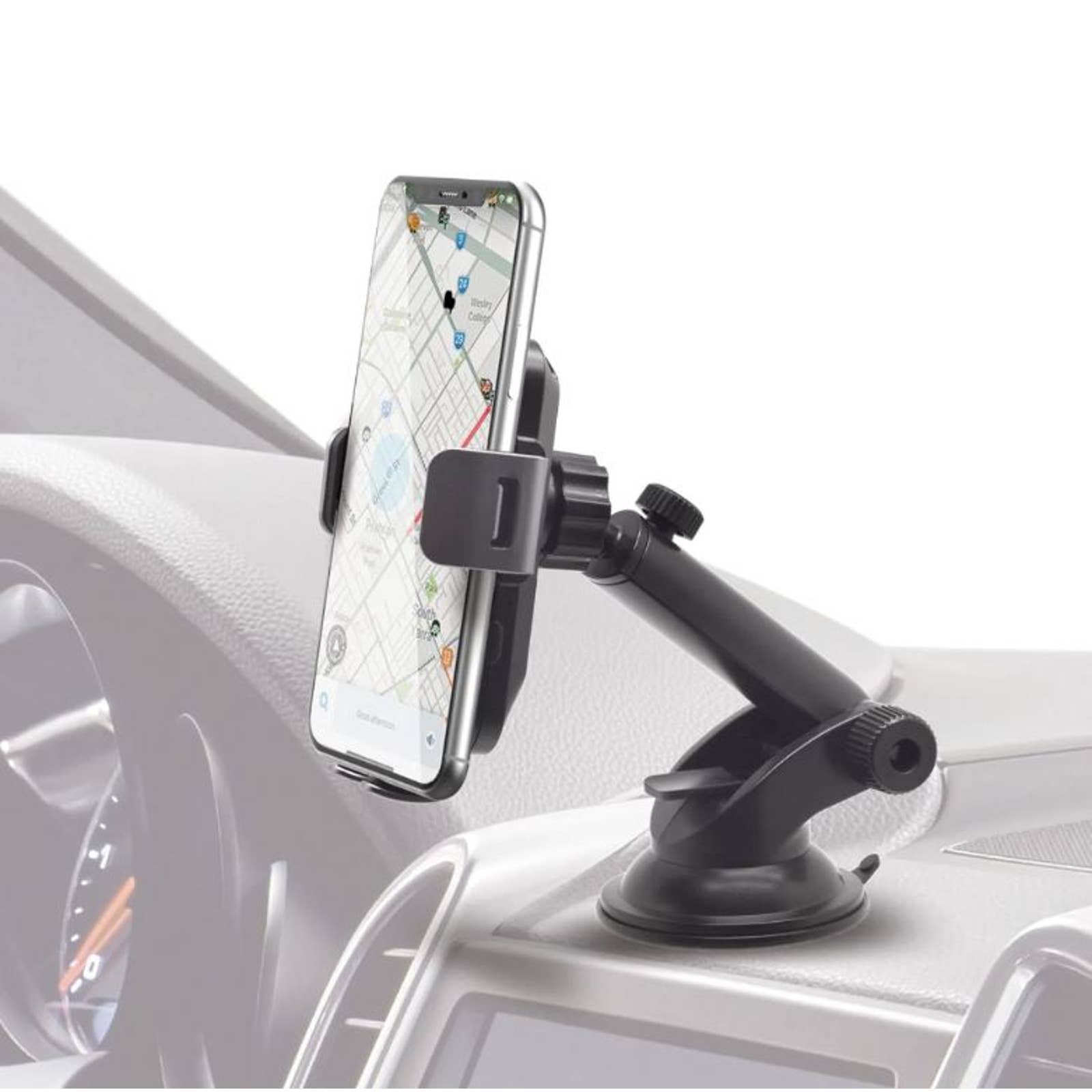 Bracketron - BT2-954-2 PwrUp Qi Automatic Dash / Window / Vent Mount for Most Cell Phones - Black