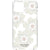 kate spade new york - KSIPH-131-HHCCS Protective Hard Shell Case for Apple® iPhone® 11 - Cream With Stones/Hollyhock Floral Clear