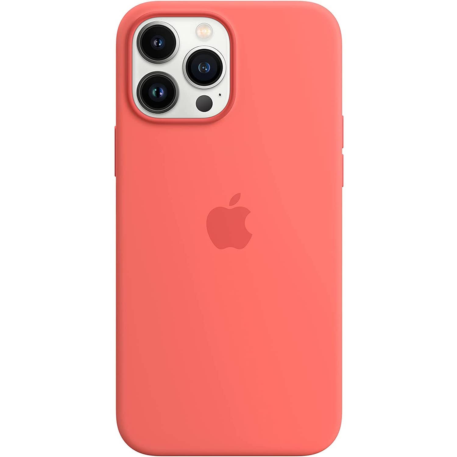Apple - ‎MM2N3ZM/A iPhone 13 Pro Max Silicone Case with MagSafe - Pink Pomelo