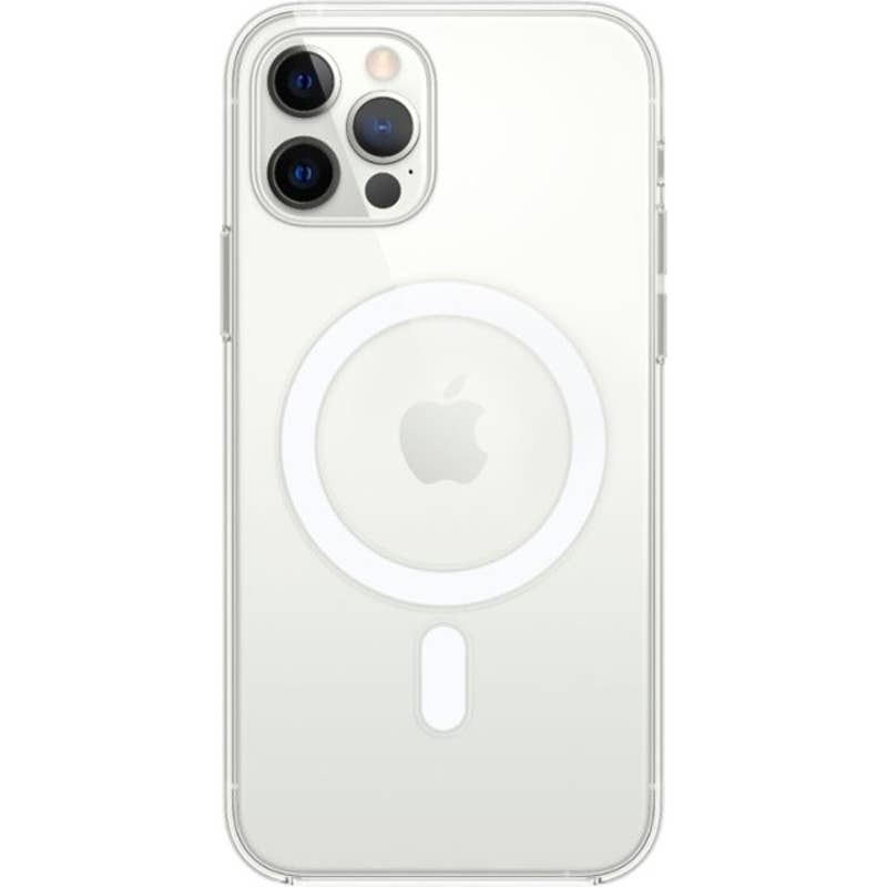 Apple - MHLM3ZM/A iPhone 12 and 12 Pro Clear Case with MagSafe - Clear