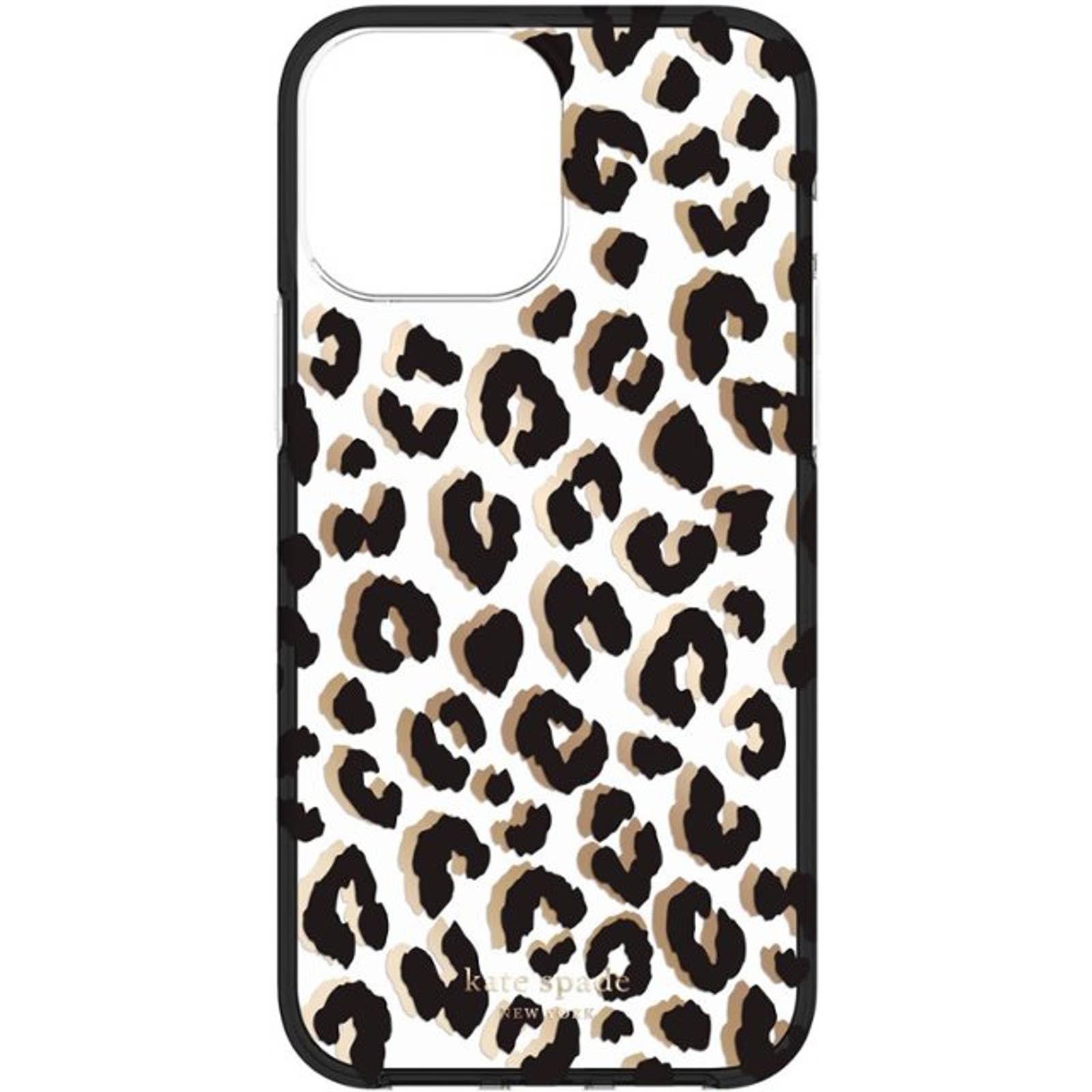 kate spade new york - KSIPH-189-CTLP /KSIPH-189-CTLB Protective Hardshell Case for iPhone 13/12 Pro Max- Leopard/Leopard Pink