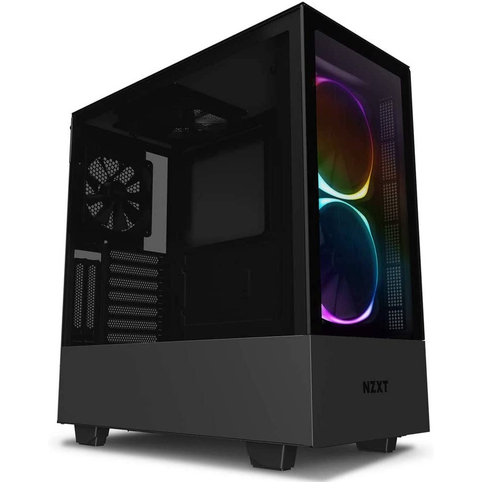 NZXT - CA-H510E-B1 H510 Elite Compact ATX Mid-Tower Case with Dual-Tempered Glass - Matte Black