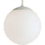Progress Lighting- P4402-29 Opal Cased Globes Provide Evenly Diffused Illumination White Cord, Canopy and Cap, Satin White