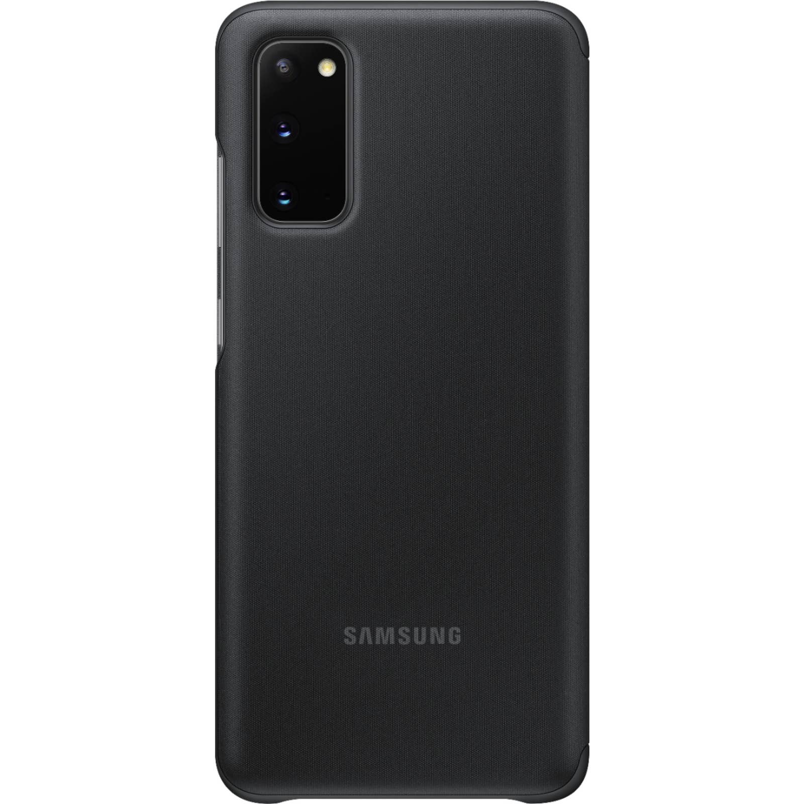 Samsung - EF-ZG980CBEGUS S-View Flip Cover Case for Samsung Galaxy S20 5G - Black