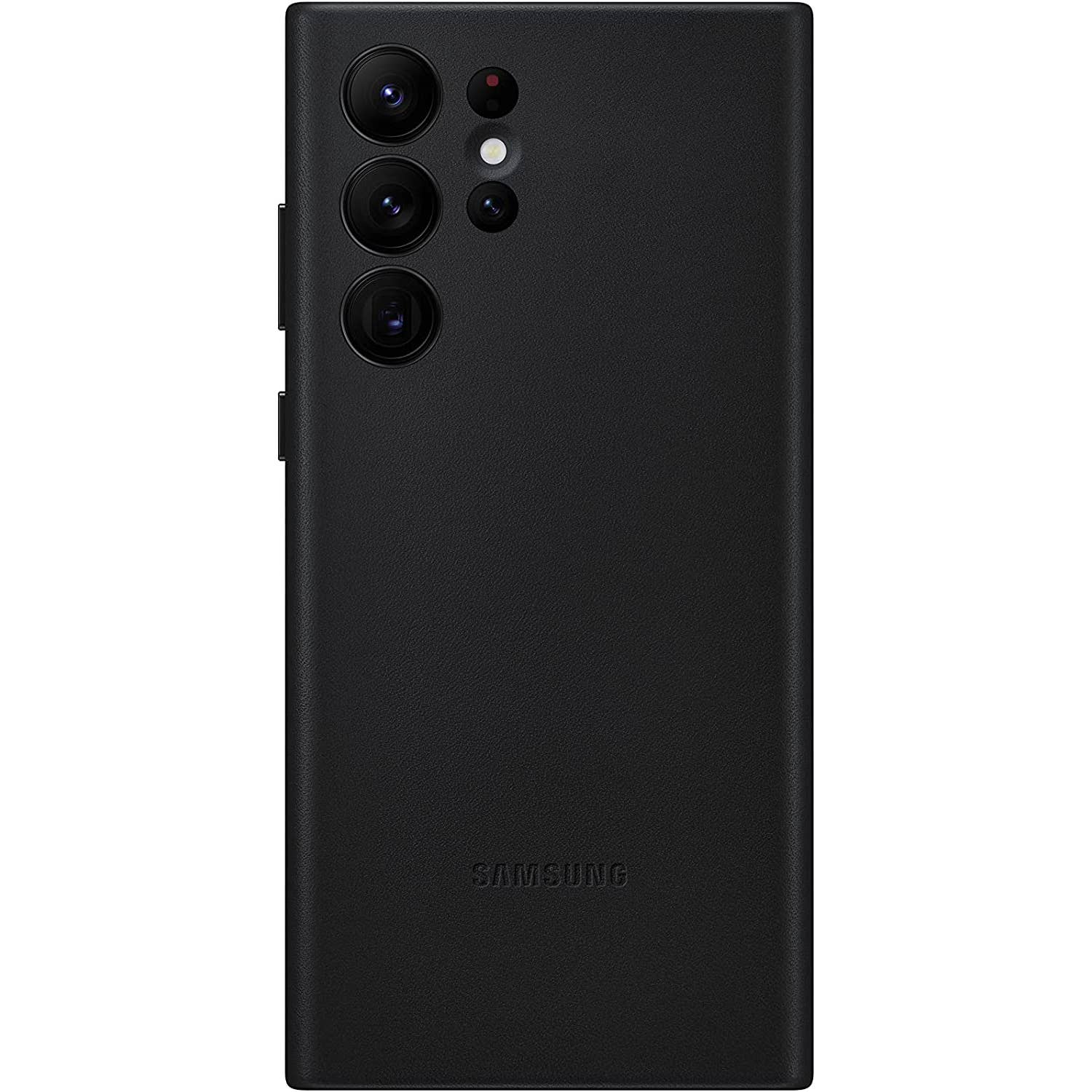 Samsung - EF-VS908LBEGUS Galaxy S22 Ultra Leather Case - Black