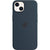 Apple - MM293ZM/A iPhone 13 Silicone Case with MagSafe - Abyss Blue