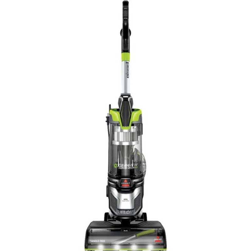 BISSELL - 3059 CleanView Allergen Lift-Off Pet Vacuum - Black/ Electric Green