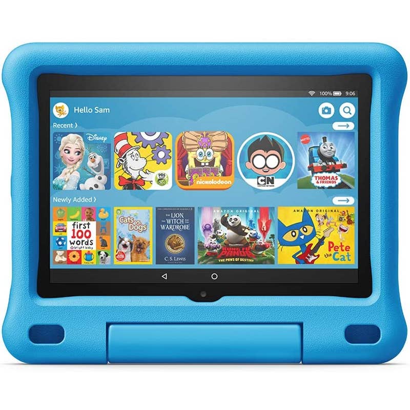Amazon- B07Y2Q9S7W Kid-Proof Case for Amazon Fire HD 8 (10th Generation - 2020 release) - Blue