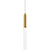 Elegant Lighting - 	‎5203D5G Luxurious Ruelle 1 Light Pendant for Living Room, Kitchen, Bedroom & Hallway - Gold