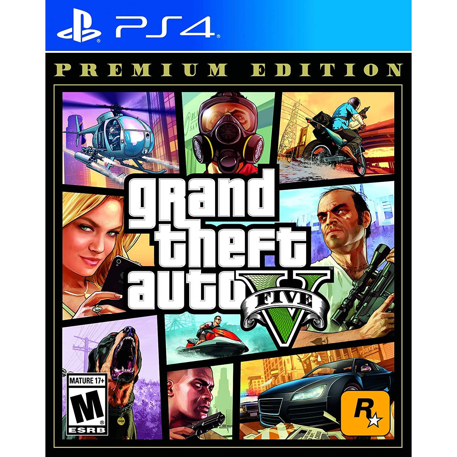 Rockstar Games- 57032 Grand Theft Auto V Premium Edition - PlayStation 4, PlayStation 5