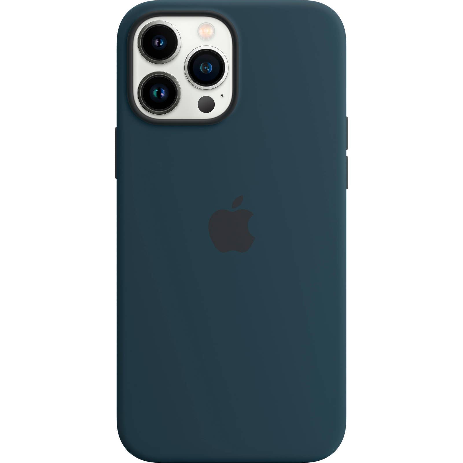 Apple - MM2T3ZM/A iPhone 13 Pro Max Silicone Case with MagSafe - Abyss Blue