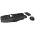 Microsoft - L5V-00001 Sculpt Desktop Ergonomic Full-size Wireless USB Keyboard and Mouse Bundle - Black