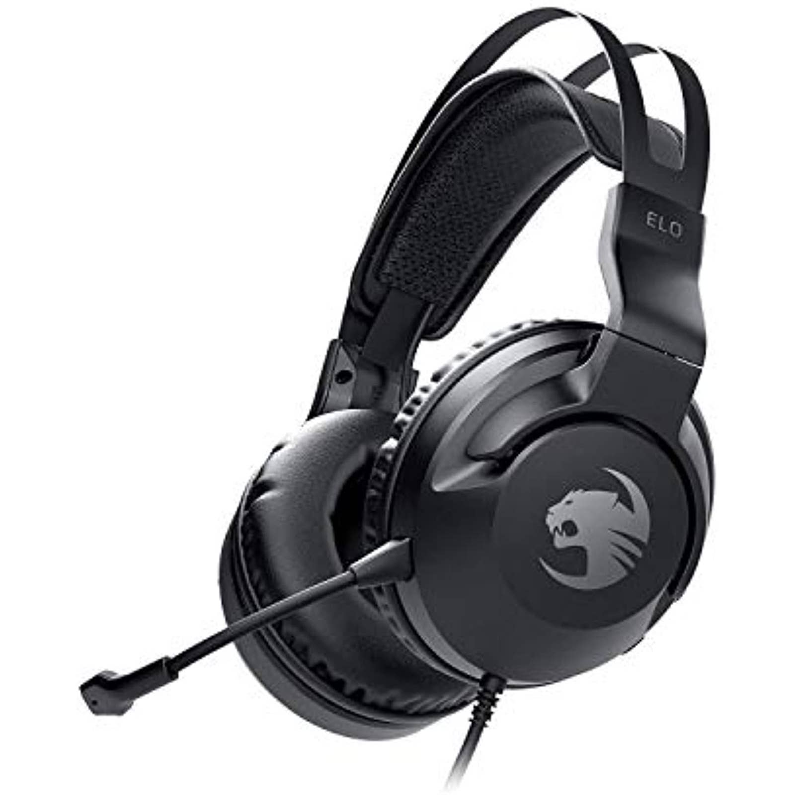 ROCCAT - ROC-14-120-01 Elo X Stereo Wired Gaming Headset for PC, Xbox Series X, Xbox Series S, PlayStation 5 and Nintendo Switch - Black