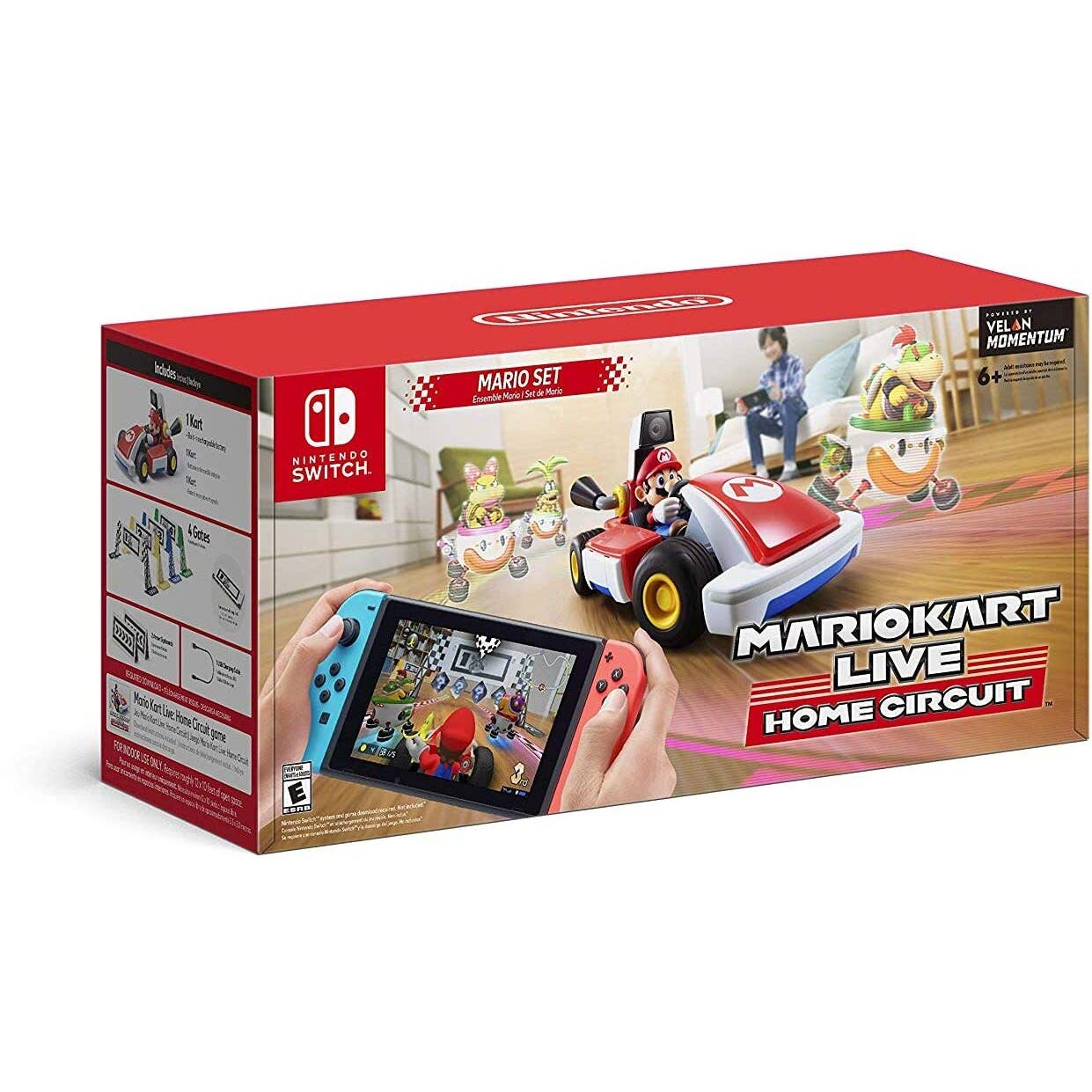 Nintendo- HACRRMAAA Mario Kart Live: Home Circuit -Mario Set - Nintendo Switch Mario Set Edition