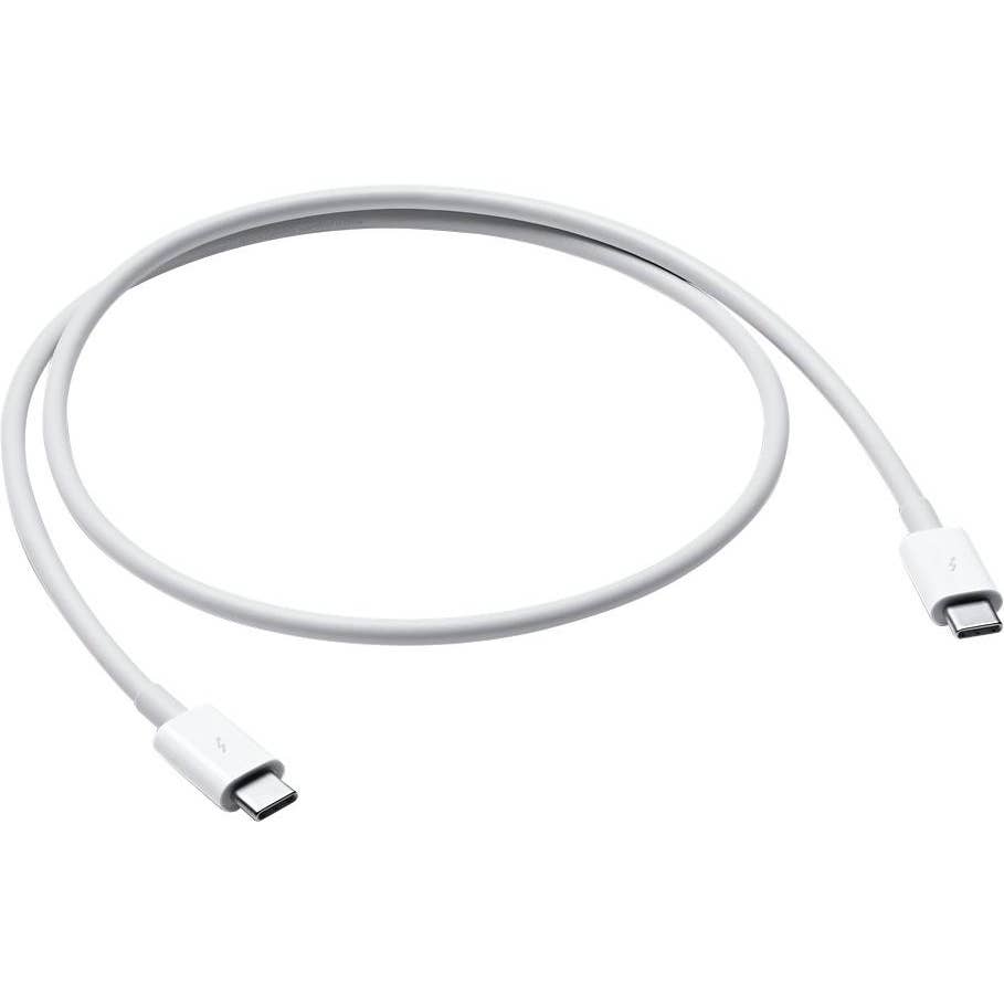 Apple - MQ4H2AM/A Thunderbolt 3 (USB-C) Cable (0.8 m) - White