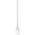 Kichler - ‎3497NI Eileen 8" 1 Light Mini Pendant with Satin Etched Cased Opal Glass in Brushed Nickel