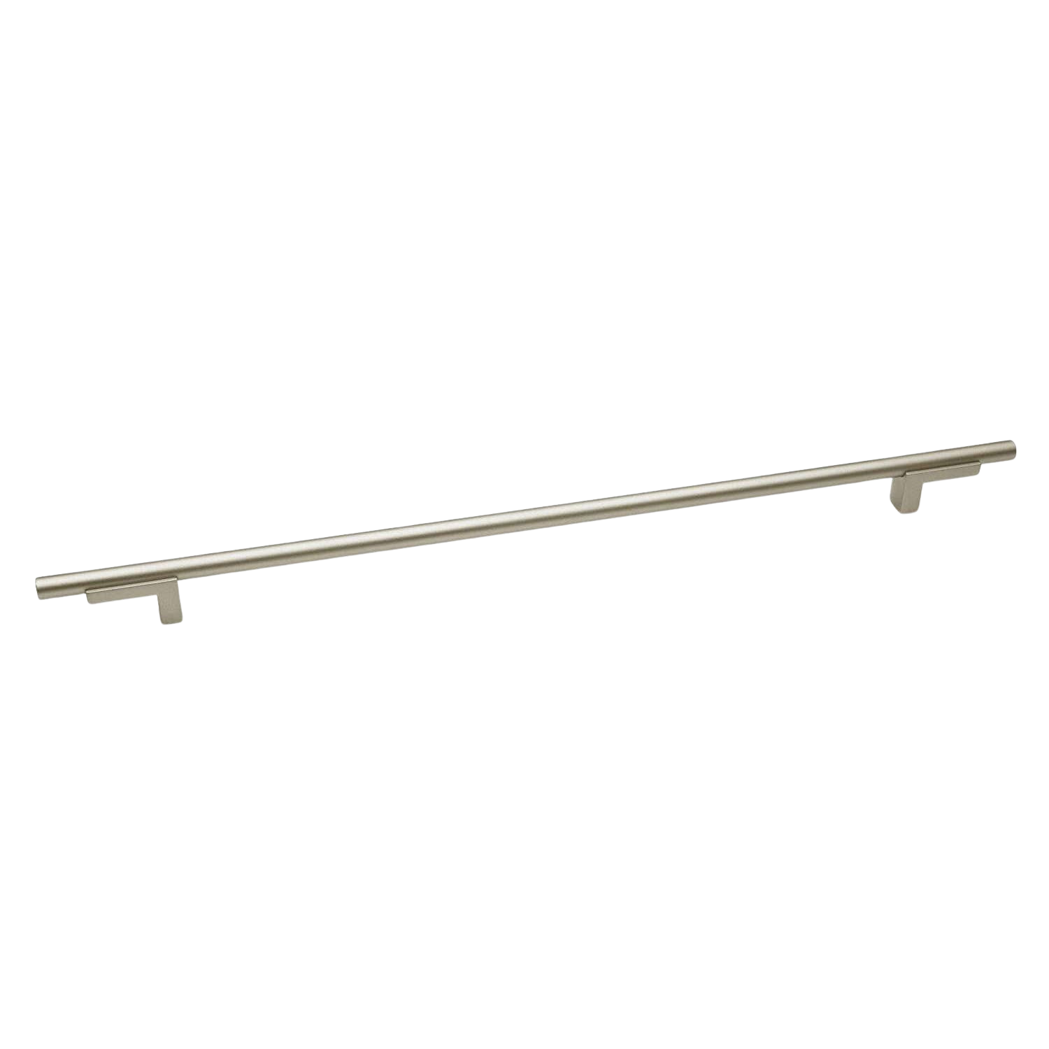 Alno - A2803-12-MN Vita Bella 12" Center to Center Modern Smooth Bar Large Cabinet Handle Pull with"L" Legs - Matte Nickel