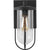 Capital Lighting - 934211BK Corbin Clear Glass Outdoor Wall Sconce, 1-Light 100 Watt, 12"H x 6"W - Black